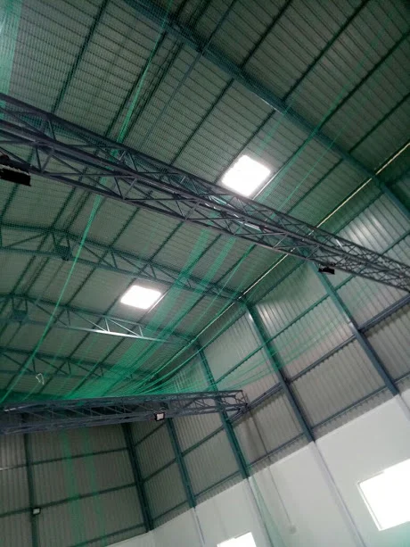Industrial safety nets installation project