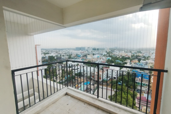 Modern balcony invisible grill
