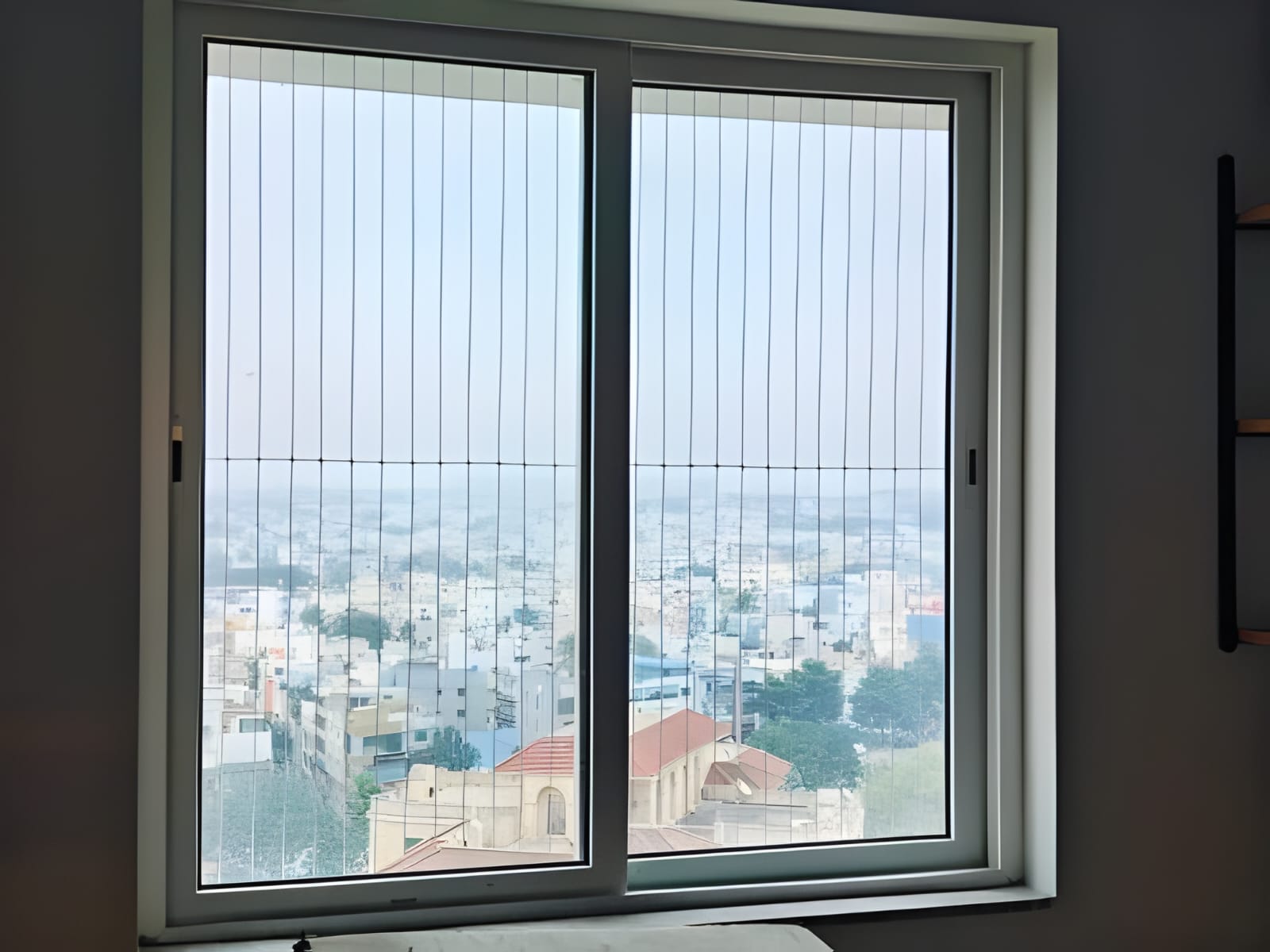 Window invisible grills installation