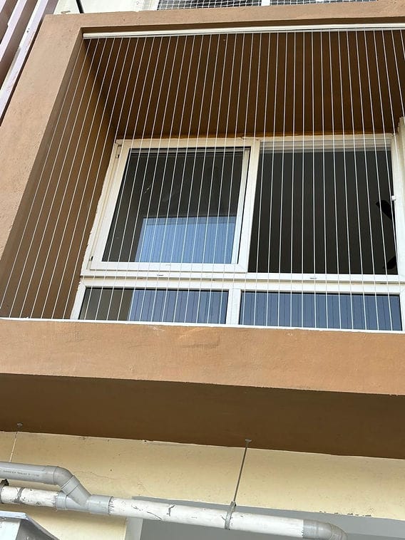 Window grill close view